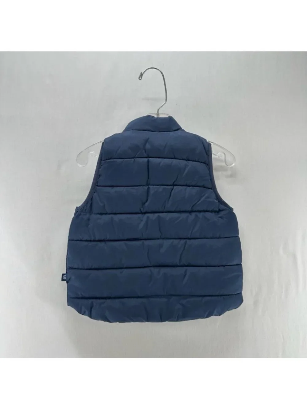 Baby Gap ColdControl Puffer Vest Boys 12-18M Water Resistant Outerwear Navy Blue